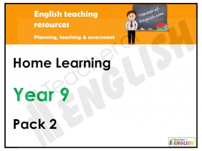 Year 9 Home Learning Pack 2 Teaching Resources